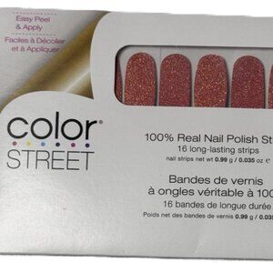 Color Street Nail Polish Strips - Cape Coral - Glitter